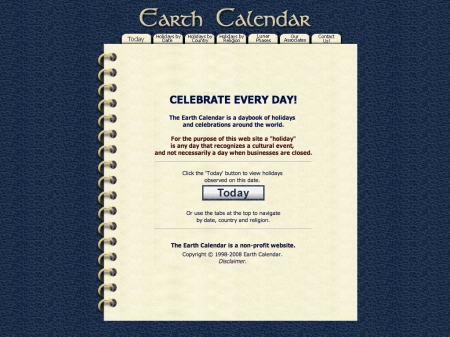earth calendar