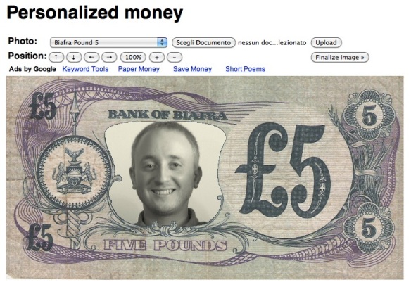 personalized money